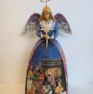 Jim Shore A Star Shall Guide Us Nativity Angel figurine 2005 Heartwood Creek
